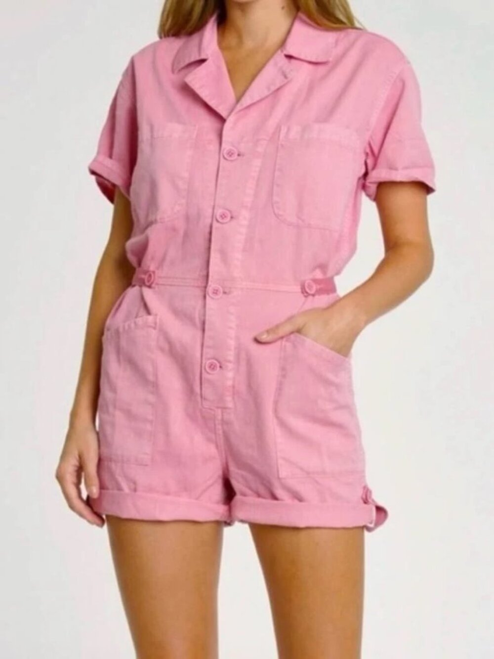 Pistola Parker Romper - Pink